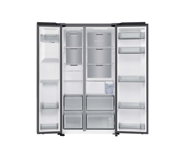 Lodówka Samsung RS70F65KETEO No Frost 178,4cm Szczotkowana Stal Dystrybutor Wody Kostkarka AI 640L - 1337810 - zdjęcie 5